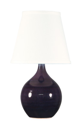 House of Troy - GS50-EG - One Light Table Lamp - Scatchard - Eggplant