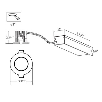 Amigo LED Recessed Fixture (30351-011)