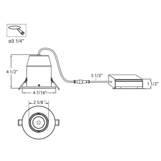 LED REC,3 1/4IN,GMB,RD,30K,BN (31224-04)