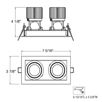 Amigo Two Light Downlight (31765-35-028) Amigo Two Light Downlight (31765-35-028)