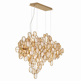 Trento 12 Light Linear Chandelier (34031-022)
