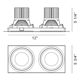 Amigo Two Light Downlight (35355-35-01) Amigo Two Light Downlight (35355-35-01)
