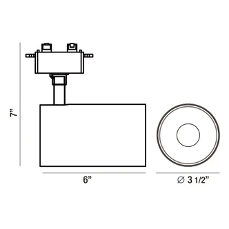 Charlie LED Track Head (35455-40-02)