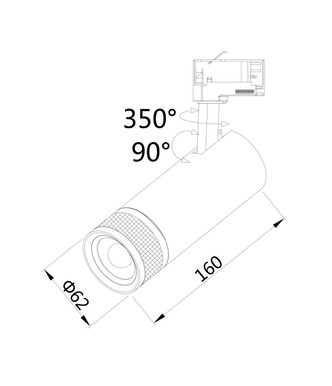 Focus LED Track Head (39713-30-02)