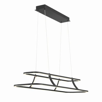 Eurofase - 43877-010 - LED Linear Chandelier - Cadoux - Matte Black