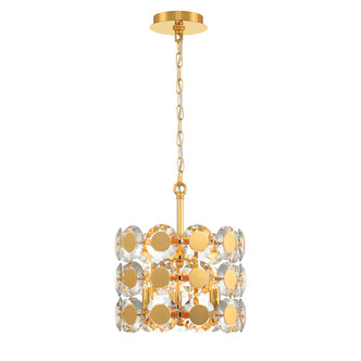 Eurofase - 44284-029 - Three Light Pendant - Perrene - Gold