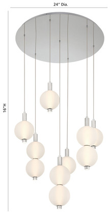 Eurofase - 47191-020 - LED Pendant - Palmas - Polished Nickel