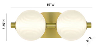 Eurofase - 47192-010 - LED Vanity - Palmas - Gold