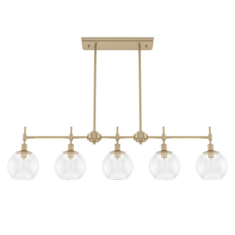 Hunter - 19747 - Five Light Chandelier - Xidane - Alturas Gold