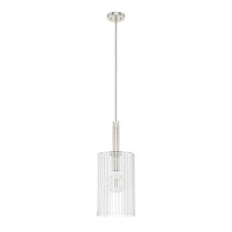 Hunter - 19790 - One Light Pendant - Gatz - Brushed Nickel