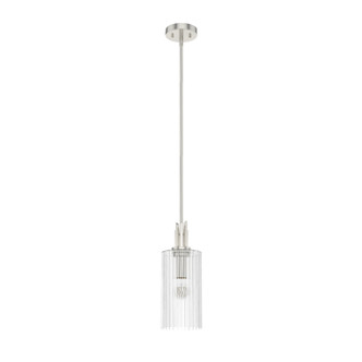 Hunter - 19792 - One Light Pendant - Gatz - Brushed Nickel