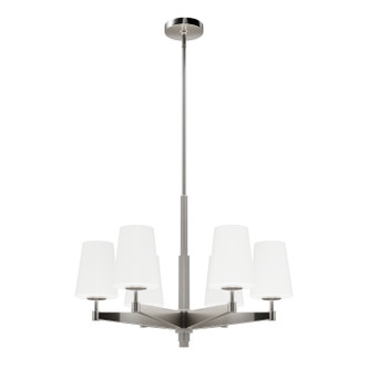 Hunter - 19875 - Six Light Chandelier - Nolita - Brushed Nickel