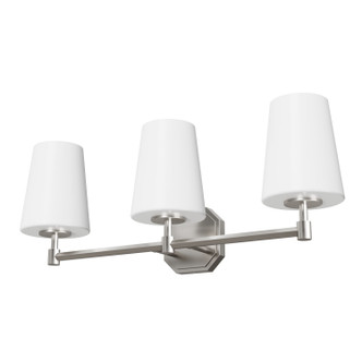 Hunter - 19881 - Three Light Bathroom Vanity - Nolita - Brushed Nickel