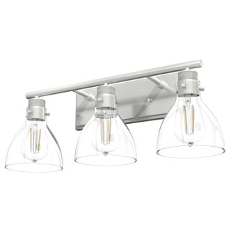 Hunter - 48036 - Three Light Bathroom Vanity - Van Nuys - Brushed Nickel