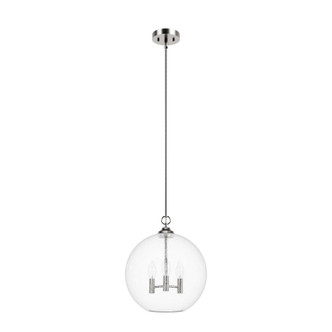 Hunter - 48061 - Three Light Pendant - High Oaks - Brushed Nickel
