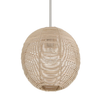 Hunter - 48086 - One Light Pendant - Berkeley - Brushed Nickel