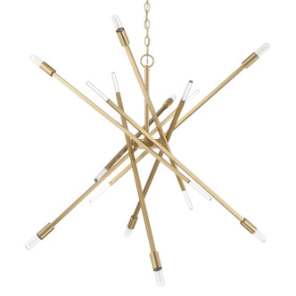 Hunter - 48180 - Eight Light Chandelier - Vicontessa - Alturas Gold