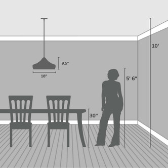 Cambria One Light Pendant (49028)