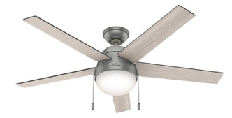 Hunter - 50230 - 52 Ceiling Fan - Anslee - Matte Silver