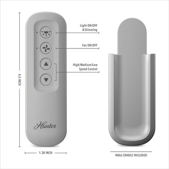 Universal Fan-Light Remote Control with Receiver (99770)