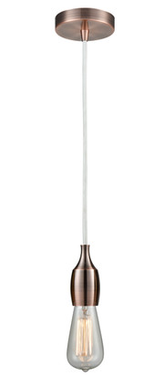 Innovations - 100AC-10W-3AC - One Light Mini Pendant - Chelsea - Antique Copper