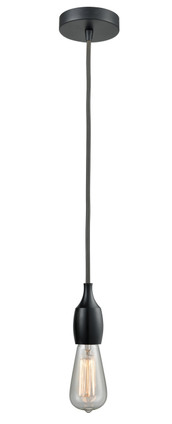 Innovations - 100BK-10GY-3BK - One Light Mini Pendant - Chelsea - Matte Black