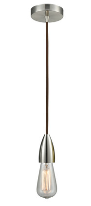 Innovations - 100SN-10BR-4SN - One Light Mini Pendant - Fairchild - Satin Nickel