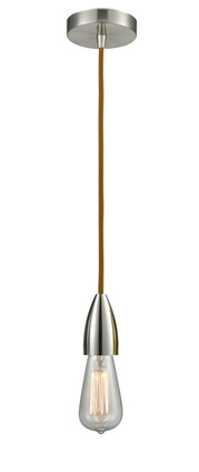 Innovations - 100SN-10CR-4SN - One Light Mini Pendant - Fairchild - Satin Nickel