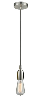 Innovations - 100SN-10GY-3SN - One Light Mini Pendant - Chelsea - Satin Nickel