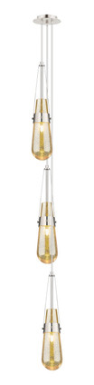 Innovations - 103-452-1P-PN-G452-4ME - Three Light Pendant - Downtown Urban - Polished Nickel