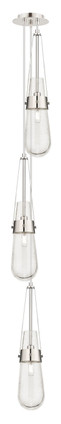Innovations - 103-452-1P-PN-G452-4SDY - Three Light Pendant - Downtown Urban - Polished Nickel