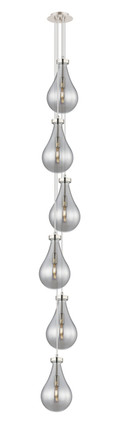 Innovations - 106-451-1P-PN-G451-7SM - Six Light Pendant - Downtown Urban - Polished Nickel