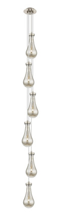 Innovations - 106-451-1P-SN-G451-5ME - Six Light Pendant - Downtown Urban - Brushed Satin Nickel