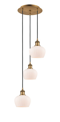 Innovations - 113B-3P-BB-G91 - Three Light Pendant - Ballston - Brushed Brass