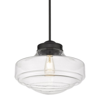 Ingalls One Light Pendant (0508-L BLK-CLR)