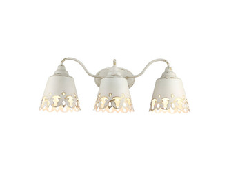 Golden - 0883-BA3 AI - Three Light Vanity Light - Eloise - Antique Ivory
