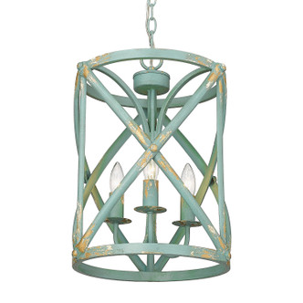 Alcott Three Light Pendant (0890-3P TEAL)