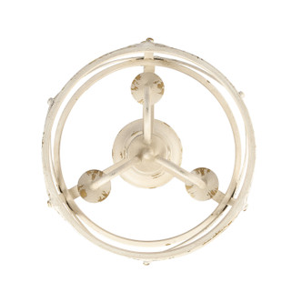 Alcott Three Light Semi-Flush Mount (0890-SF AI)