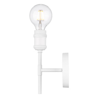 Axel One Light Wall Sconce (1945-1W WHT)