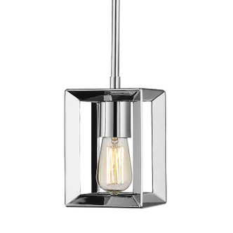 Golden - 2074-M1L CH - One Light Mini Pendant - Smyth - Chrome