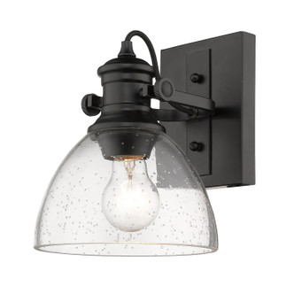 Hines One Light Semi-Flush Mount (3118-1SF BLK-SD)