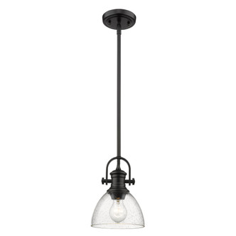 Hines One Light Mini Pendant (3118-M1L BLK-SD)