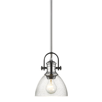 Golden - 3118-M1L CH-SD - One Light Mini Pendant - Hines - Chrome