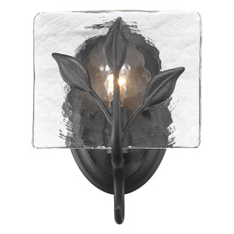 Golden - 3160-1W NB-HWG - One Light Wall Sconce - Calla - Natural Black