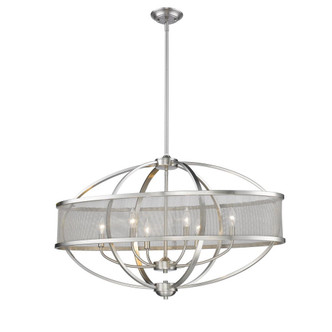 Colson Six Light Linear Pendant (3167-LP PW-PW)