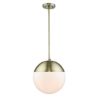 Golden - 3218-L AB-AB - One Light Pendant - Dixon - Aged Brass
