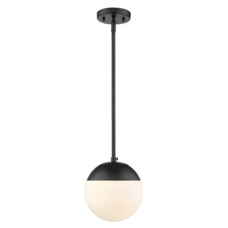 Golden - 3218-S BLK-BLK - One Light Pendant - Dixon - Matte Black