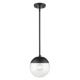 Golden - 3219-S BLK-BLK - One Light Pendant - Dixon - Matte Black