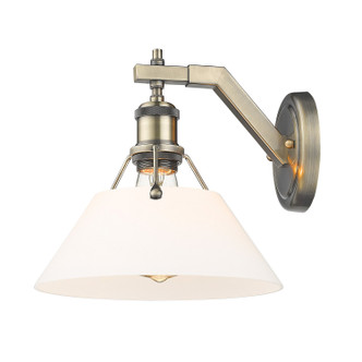 Orwell One Light Wall Sconce (3306-1W AB-OP)