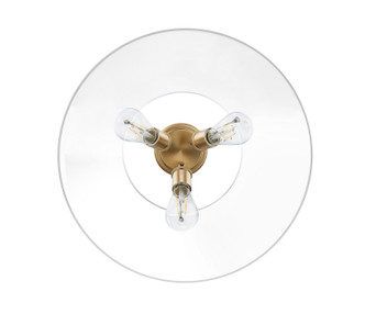 Orwell Three Light Flush Mount (3306-3FM BCB-CLR)